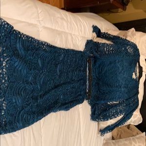 Is a blouse with a long skirt